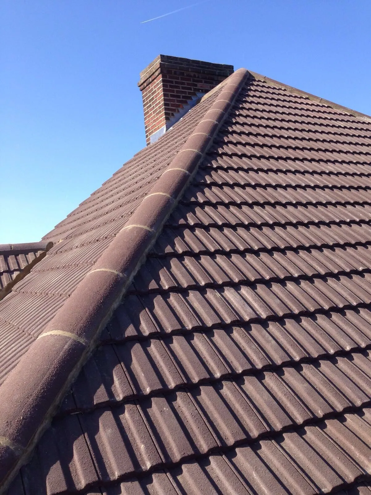 peaked roofing.